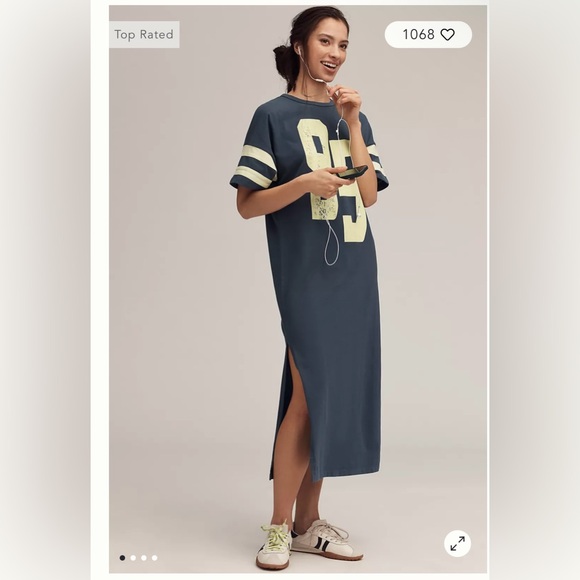 Anthropologie Dresses & Skirts - Daily Practice Graphic Midi Dress NWOT S